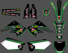 Kit déco Team Kawasaki 250 KXF 2004-2005