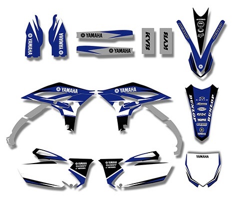 Kit déco Yamaha Team Yamaha YAMAHA 250 YZF 2010-2013