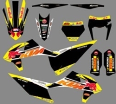 Kit déco Ktm Team Race 2 KTM 125-150-250-350-450 SX SXF 2019-2022